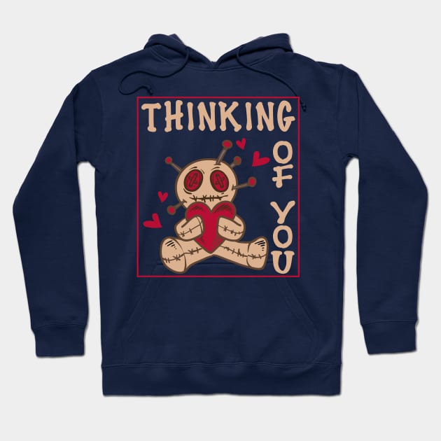 Thinking of You Hoodie by MZeeDesigns